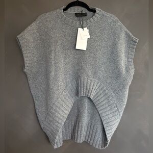 Zara Heather Gray Crew Neck Sweater